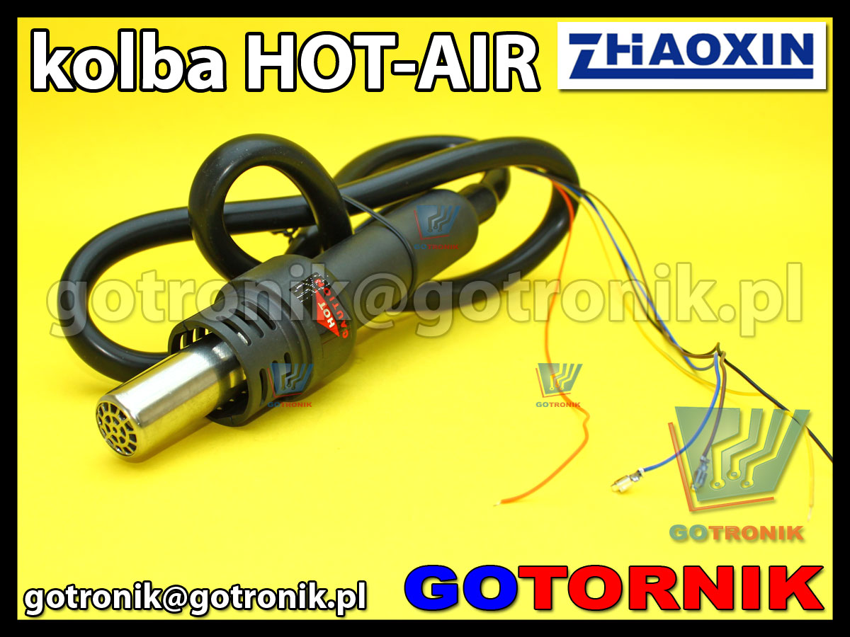 Kompletna kolba HOT-AIR na gorące powietrze do stacji z kompresorem: 850, 850D, 852, 852A, 852D itp. produkcji Zhaoxin, Aoyue, PT, WEP