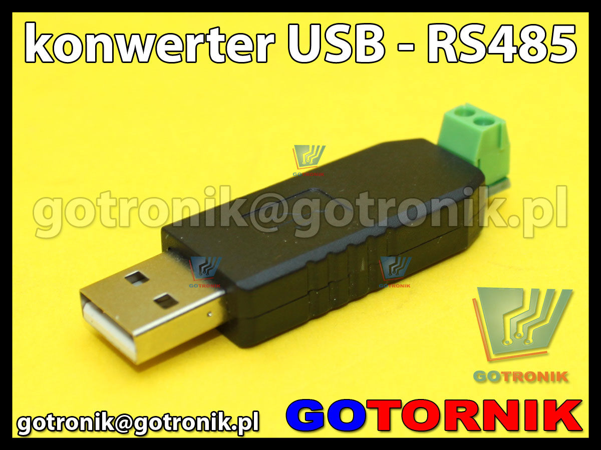 Konwerter USB na RS485 USB-485 adapter Win7 XP