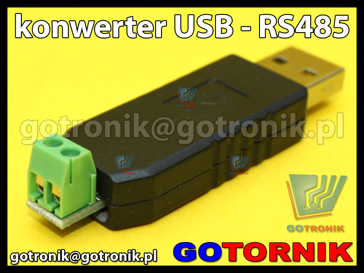 Konwerter USB na RS485 USB-485 adapter Win7 XP