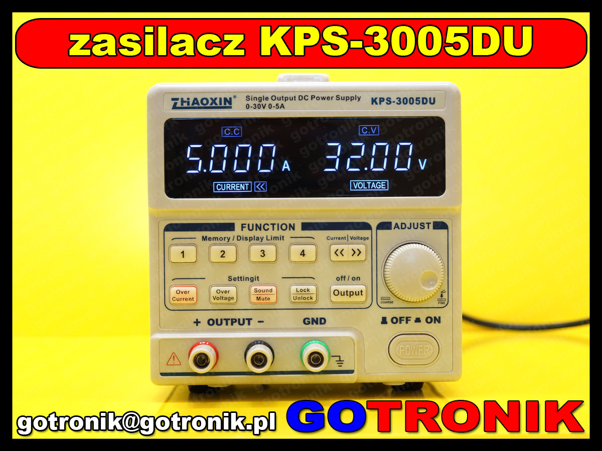 KPS-3005DU Zhaoxin zasilacz laboratoryjny programowalny USB KPS3005DU zaoxin 30V 5A