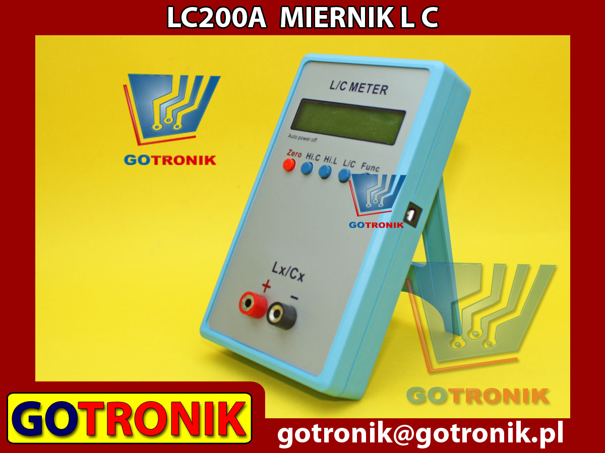 LC200A miernik indukcyjności i pojemności kondensatorów