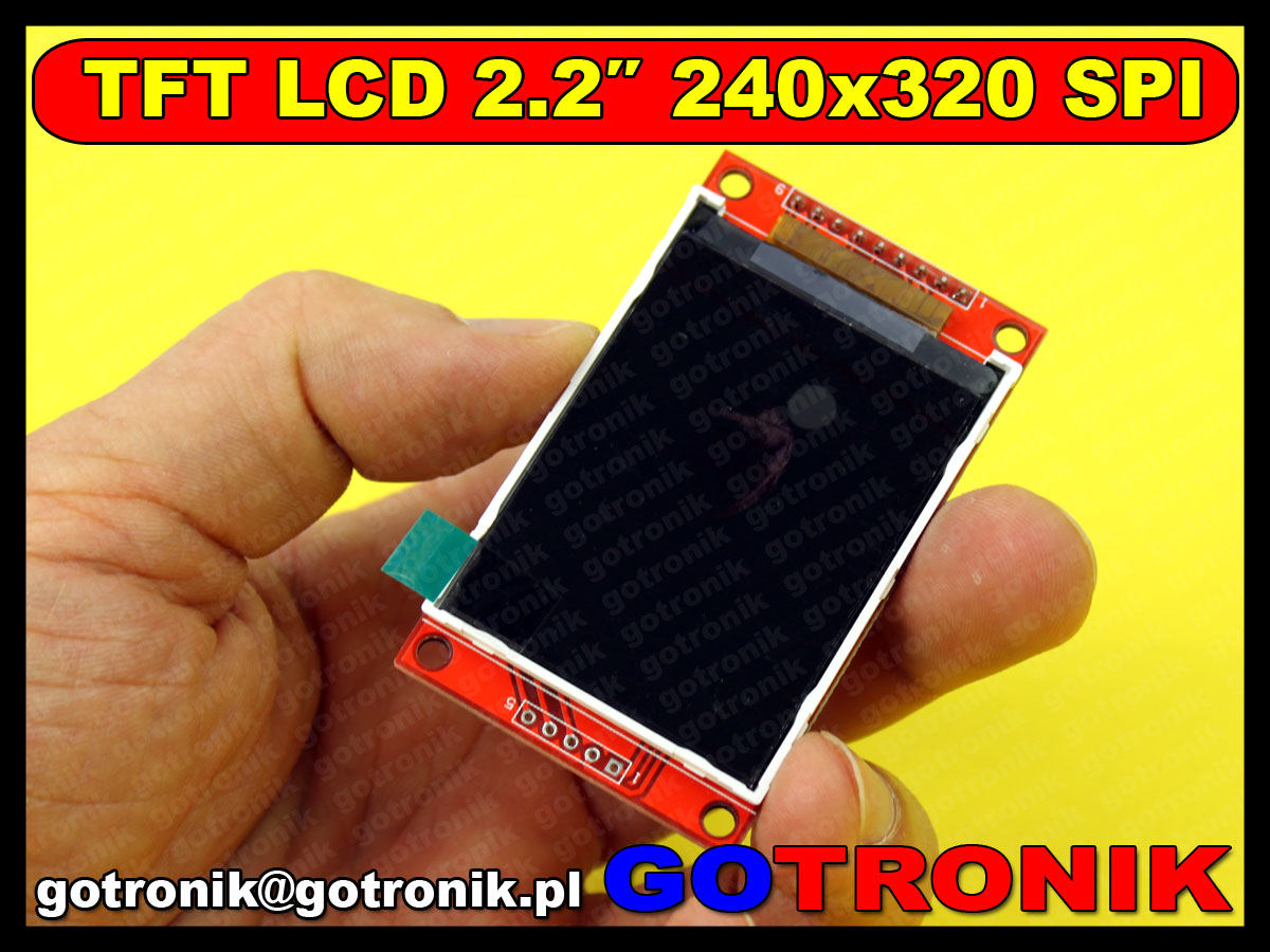wyświetlacz LCD TFT 2.2