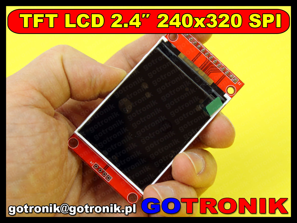 wyświetlacz LCD TFT 240x320 SPI ILI9341 240x320 SPI ILI9341 