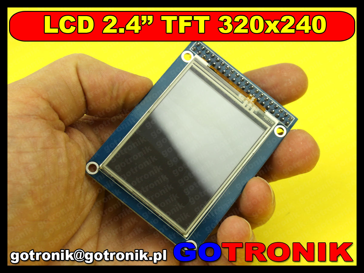wyświetlacz LCD TFT 240x320 z ekranem dotykowym