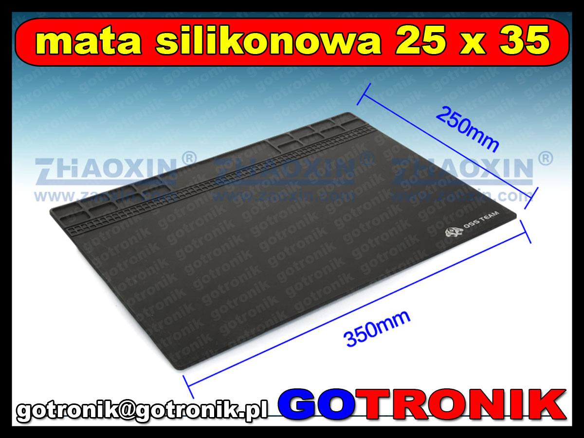 MAT-001 silikonowa mata 25 x 35cm