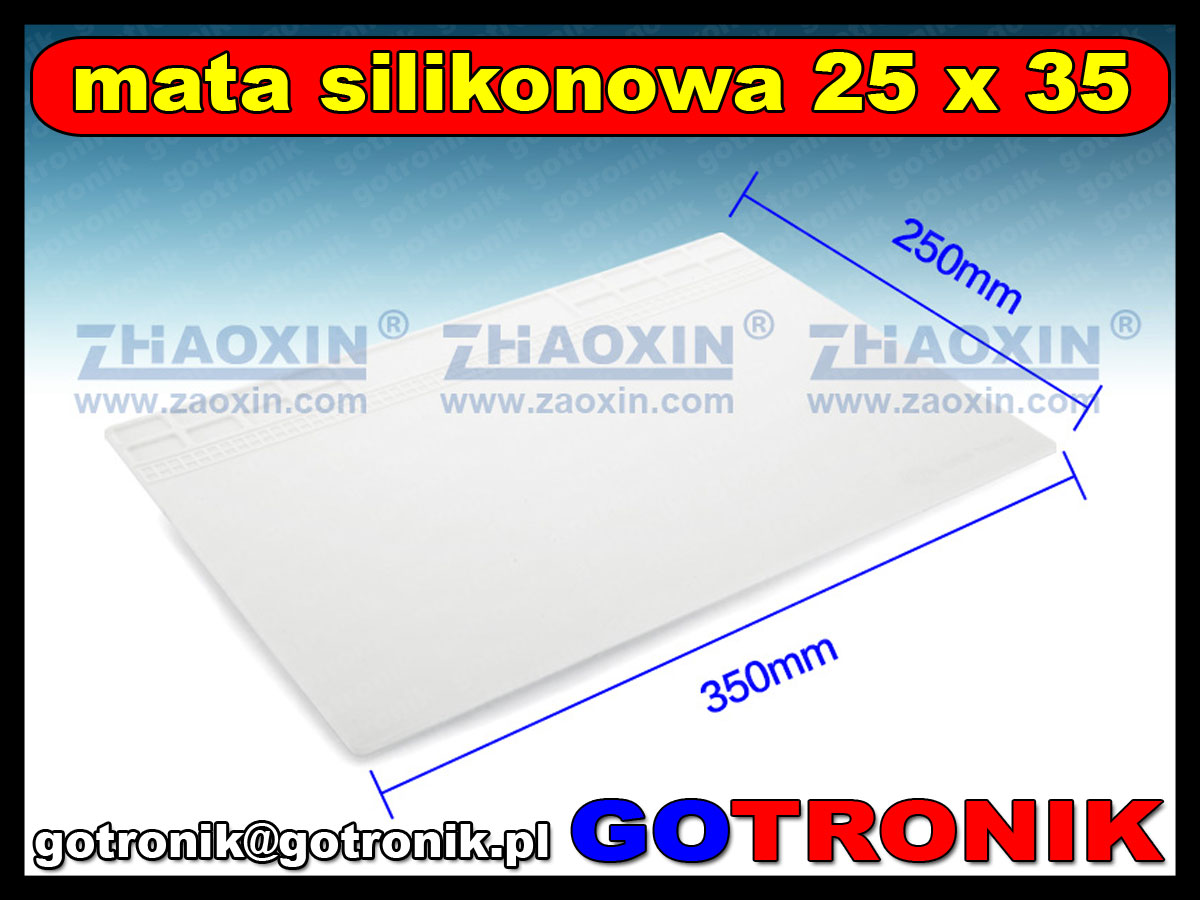 MAT-002 silikonowa mata 25 x 35cm