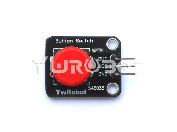 Moduł tact-switch z czerwonym przyciskiem