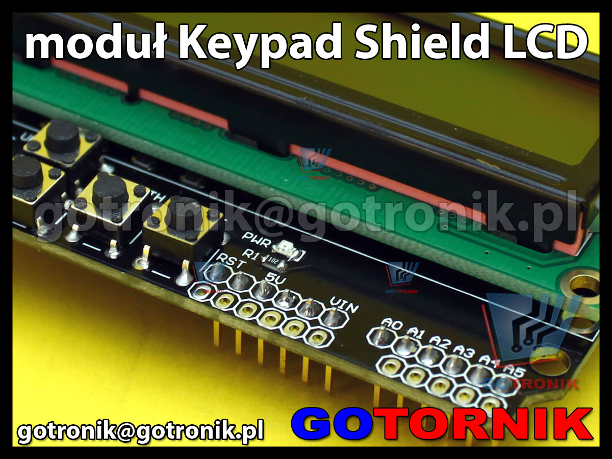 Moduł Keypad shield LCD do AVR ARDUINO UNO MEGA klawiatura wyświetlacz
