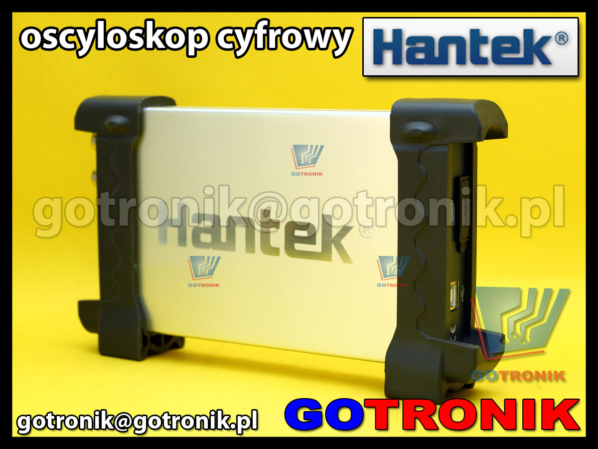 Oscyloskop cyfrowy Hantek6082BE USB PC 2 x 80MHz 250MSa/s