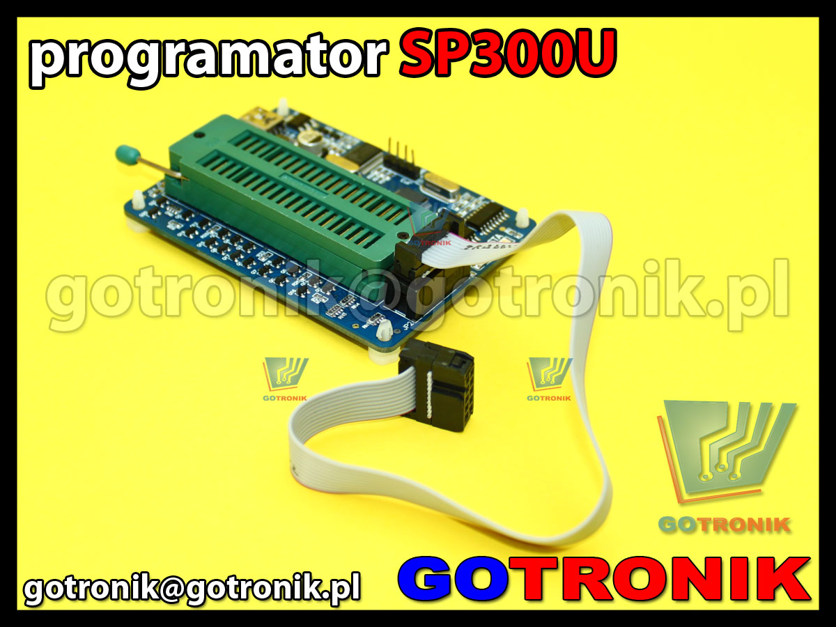 Programator SP300U uniwersalny USB ISP do pamięci Flash, szeregowych mikrokontrolerów MCU