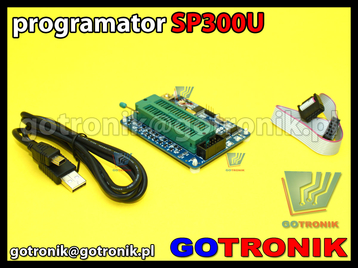 Programator SP300U uniwersalny USB ISP do pamięci Flash, szeregowych mikrokontrolerów MCU