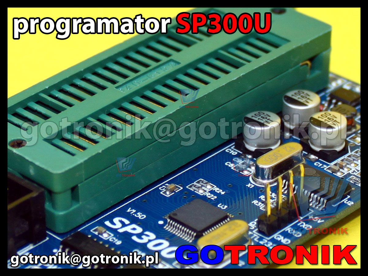 Programator SP300U uniwersalny USB ISP do pamięci Flash, szeregowych mikrokontrolerów MCU