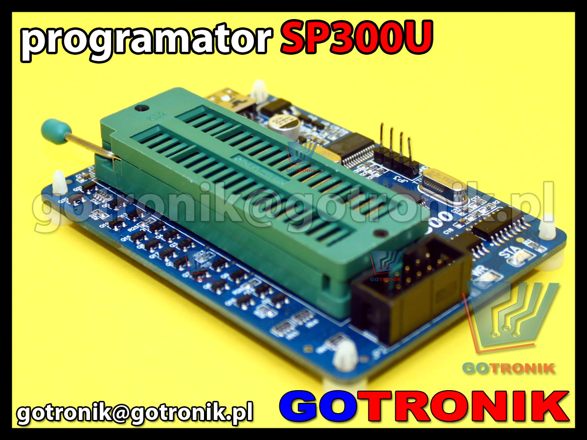 Programator SP300U uniwersalny USB ISP do pamięci Flash, szeregowych mikrokontrolerów MCU