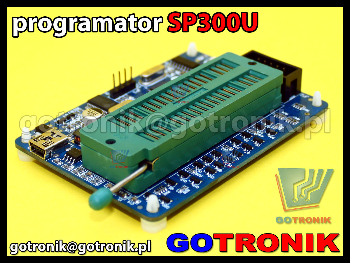 Programator SP300U uniwersalny USB ISP do pamięci Flash, szeregowych mikrokontrolerów MCU