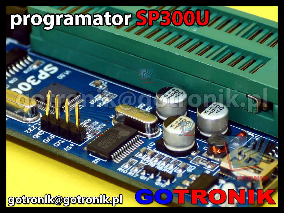 Programator SP300U uniwersalny USB ISP do pamięci Flash, szeregowych mikrokontrolerów MCU