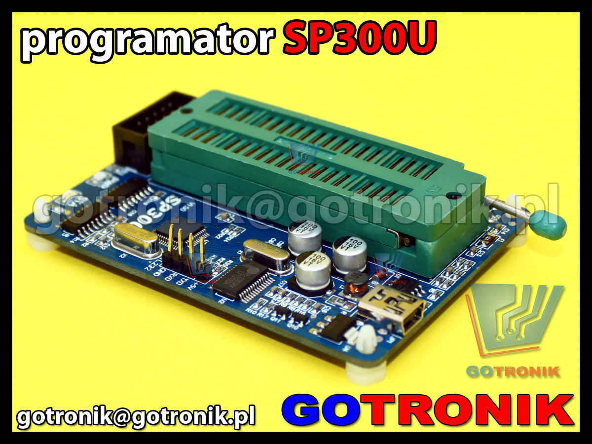 Programator SP300U uniwersalny USB ISP do pamięci Flash, szeregowych mikrokontrolerów MCU