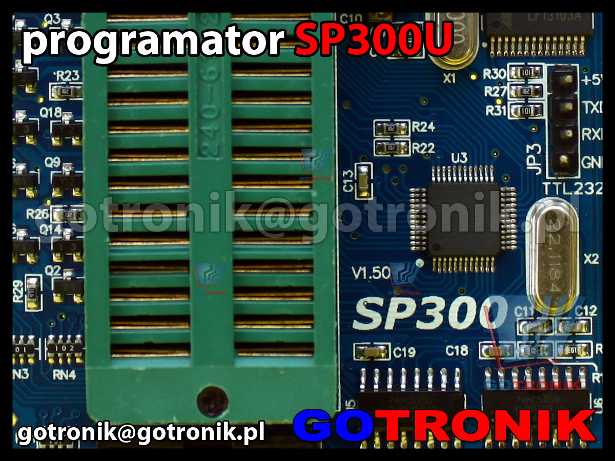 Programator SP300U uniwersalny USB ISP do pamięci Flash, szeregowych mikrokontrolerów MCU