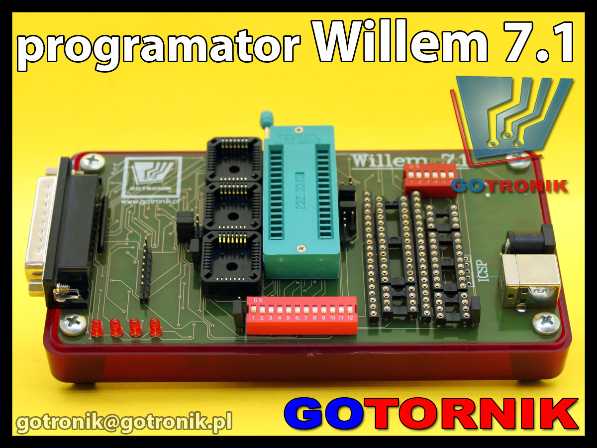 Willem 7.1 programator uniwersalny do pamięci produkcji GOTRONIK