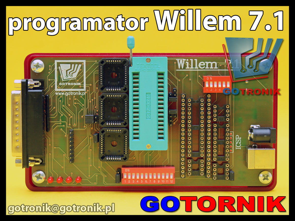 Willem 7.1 programator uniwersalny do pamięci produkcji GOTRONIK