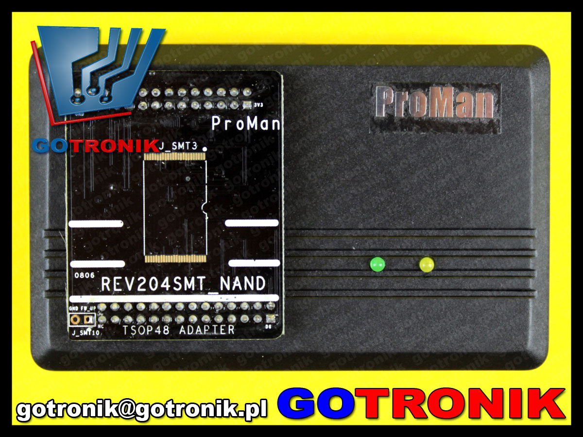 Programator pamięci NAND flash i NOR Flash - ProMan TSOP48 TSOP56