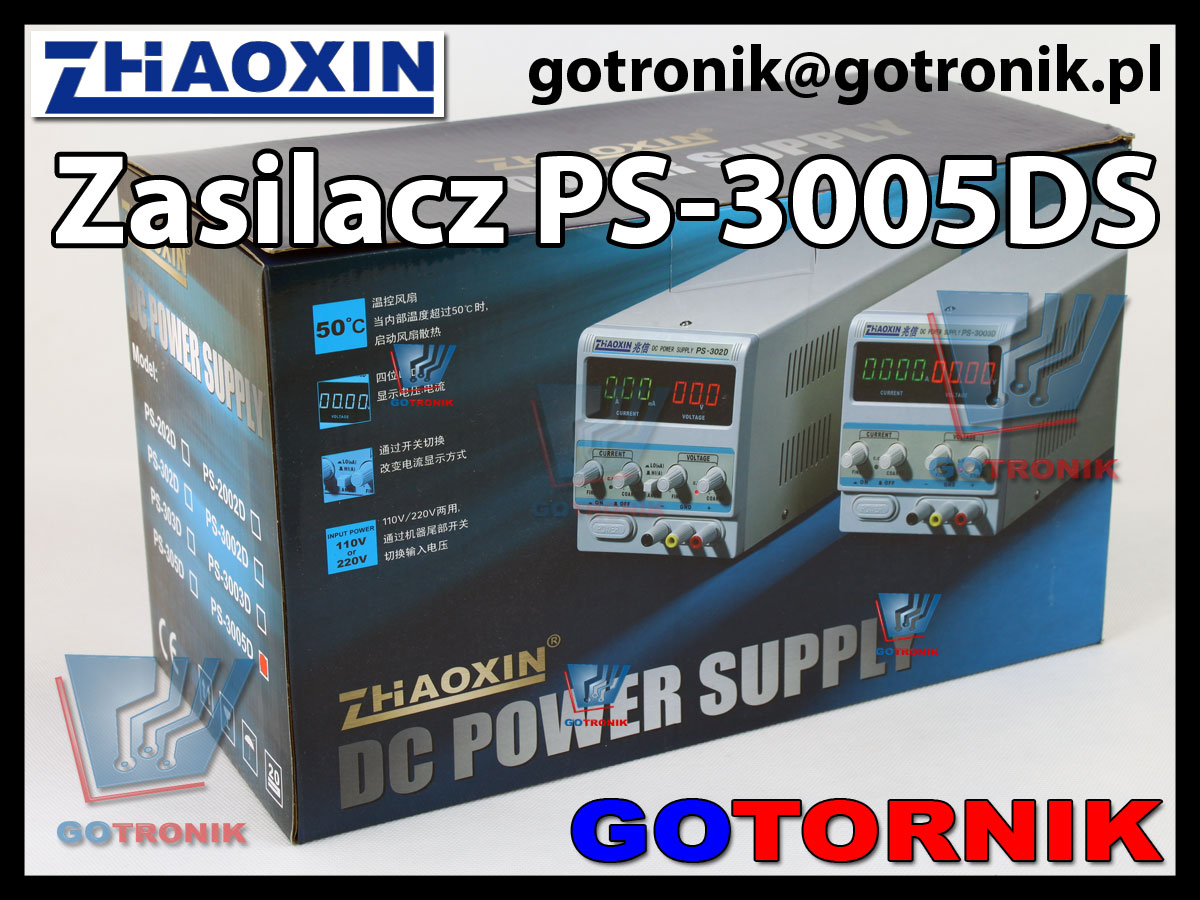 PS-3005D zasilacz laboratoryjny regulowany serwisowy produkcji ZHAOXIN