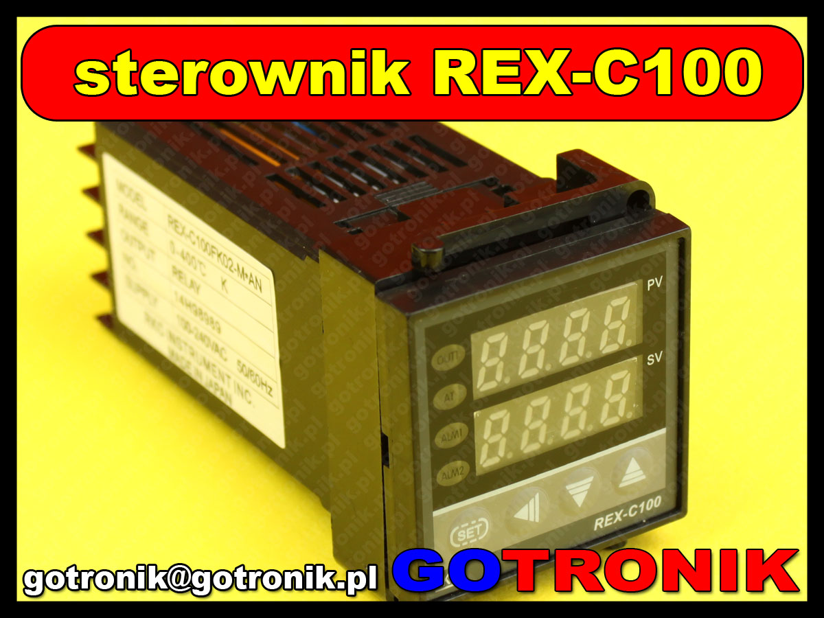 sterownik regulator termoregulator REX-C100FK02-M*AN z wyjściem przekaźnikowym