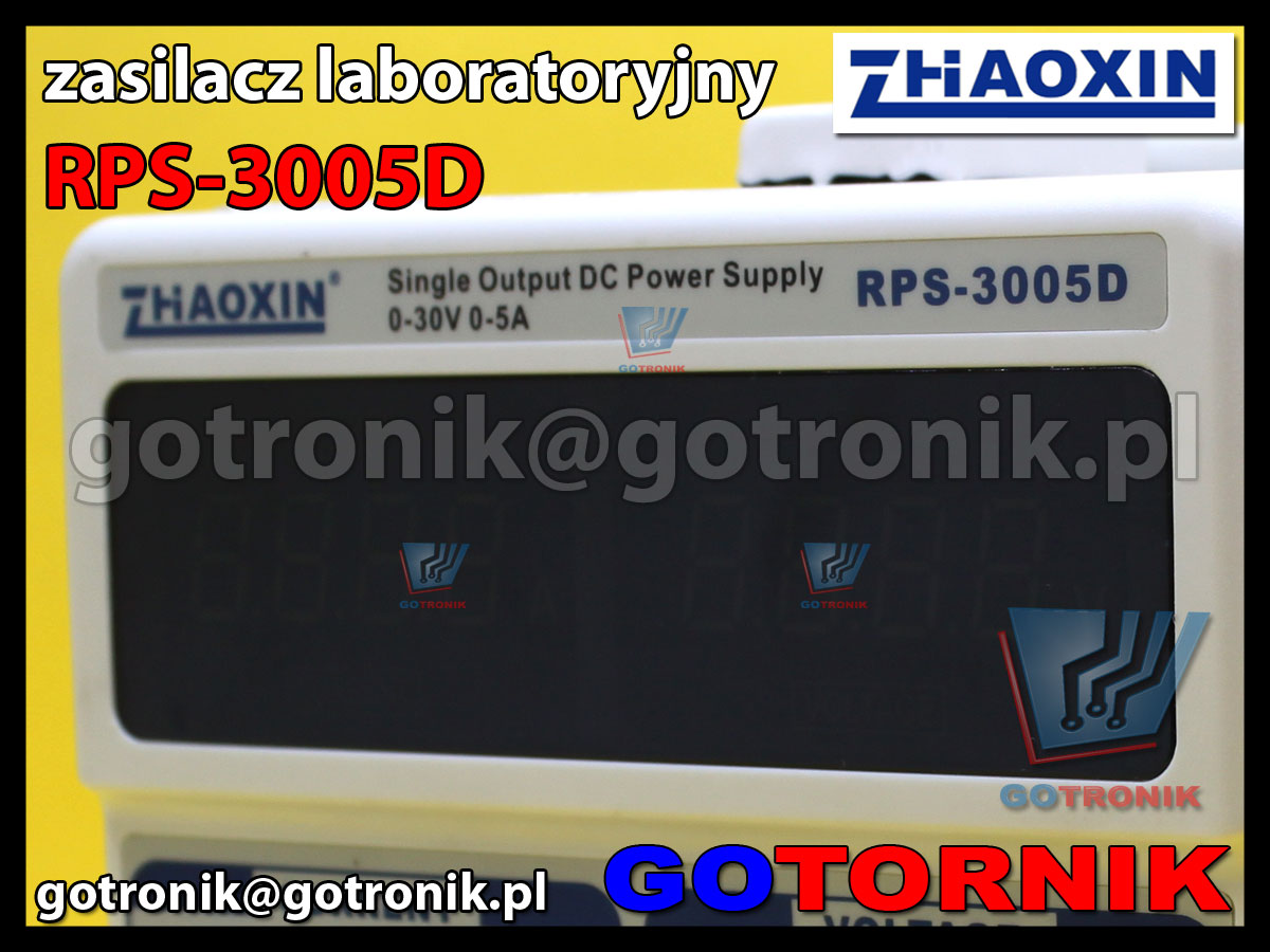 RPS-3005D zasilacz laboratoryjny 30V 5A regulowany ZHAOXIN