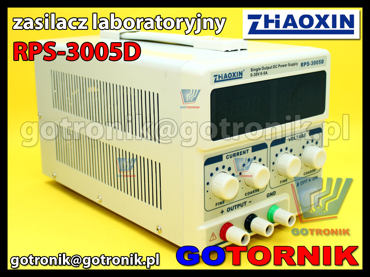 RPS-3005D zasilacz laboratoryjny 30V 5A regulowany ZHAOXIN