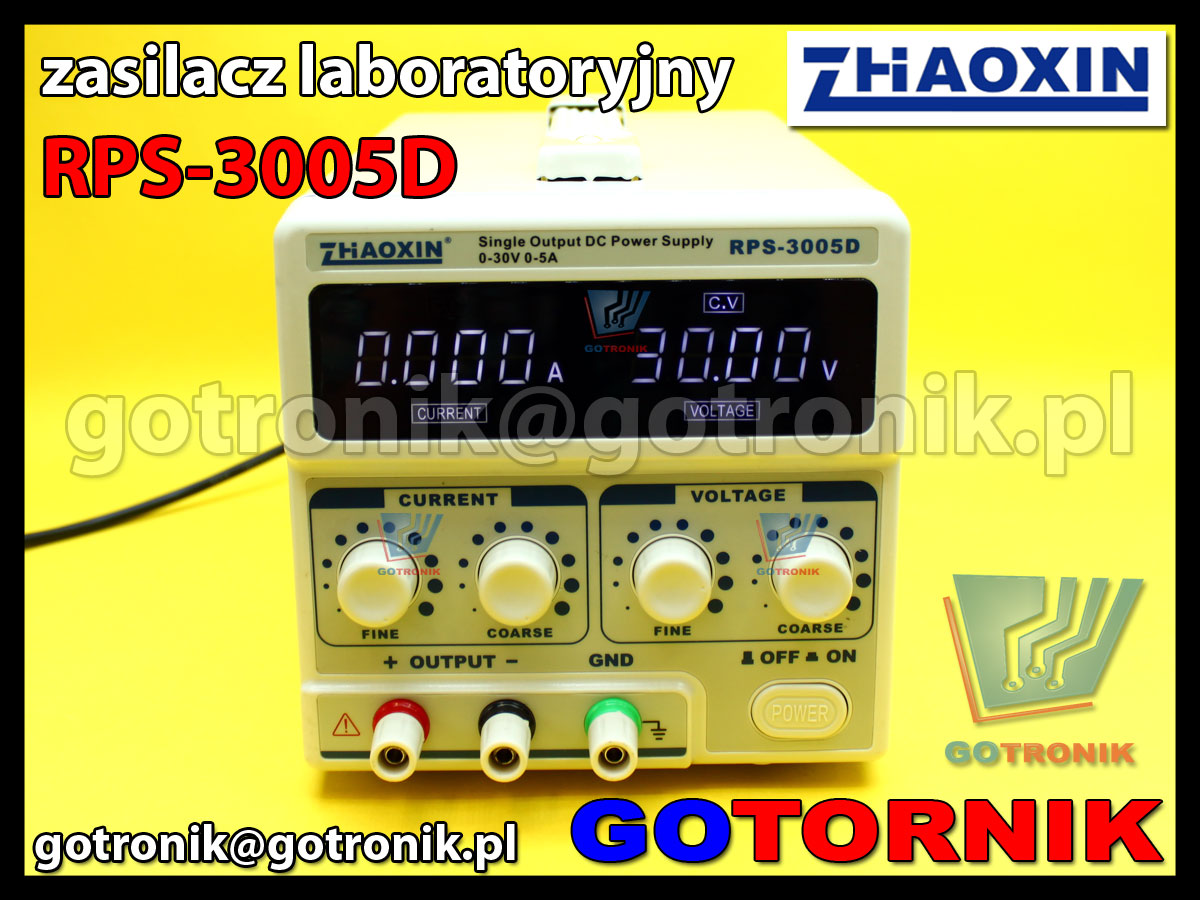 RPS-3005D zasilacz laboratoryjny 30V 5A regulowany ZHAOXIN