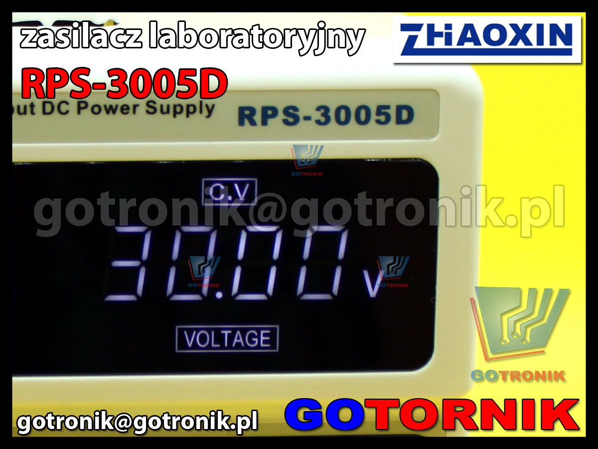 RPS-3005D zasilacz laboratoryjny 30V 5A regulowany ZHAOXIN