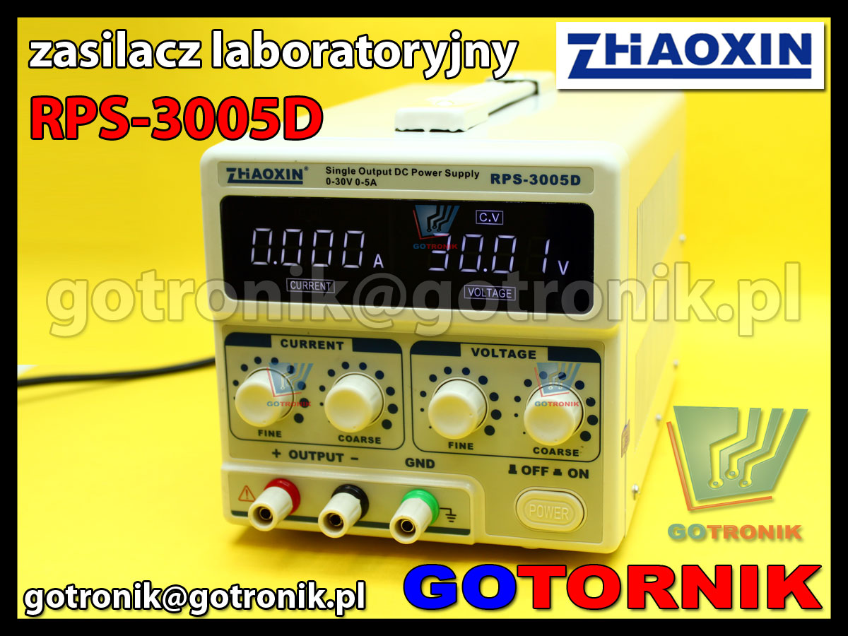 RPS-3005D zasilacz laboratoryjny 30V 5A regulowany ZHAOXIN