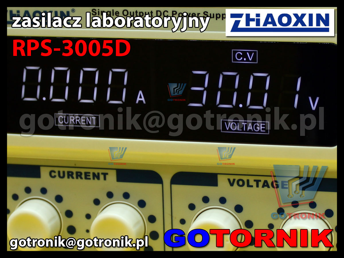 RPS-3005D zasilacz laboratoryjny 30V 5A regulowany ZHAOXIN