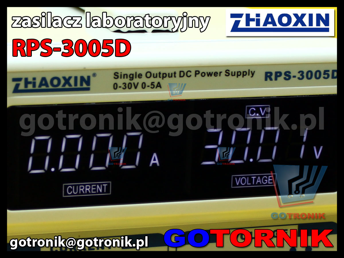 RPS-3005D zasilacz laboratoryjny 30V 5A regulowany ZHAOXIN