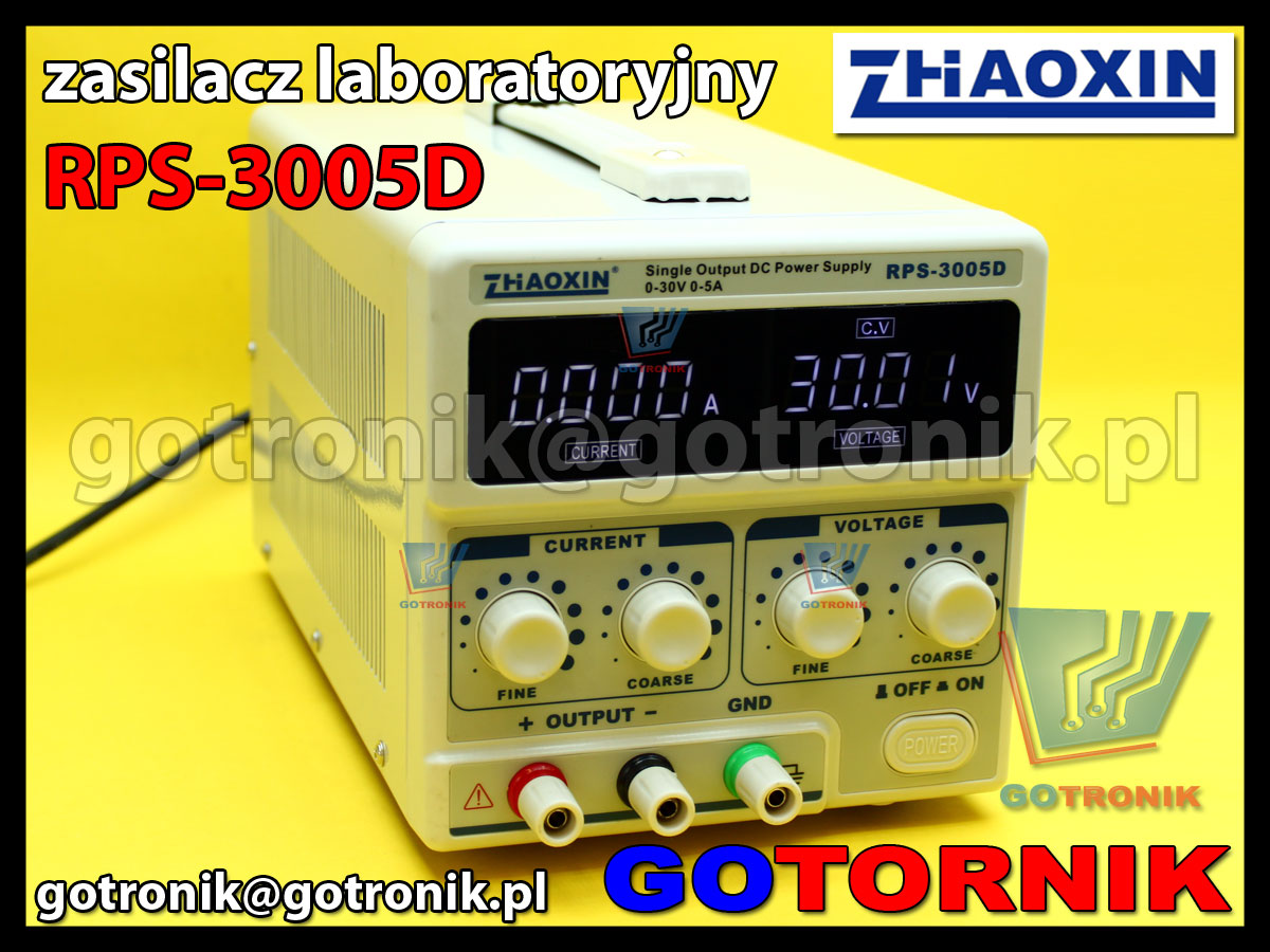 RPS-3005D zasilacz laboratoryjny 30V 5A regulowany ZHAOXIN