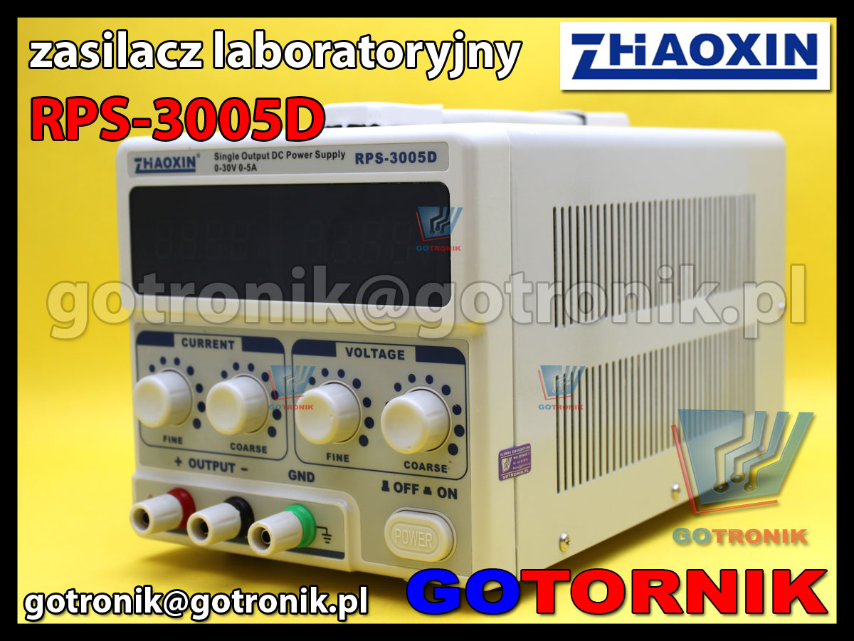 RPS-3005D zasilacz laboratoryjny 30V 5A regulowany ZHAOXIN