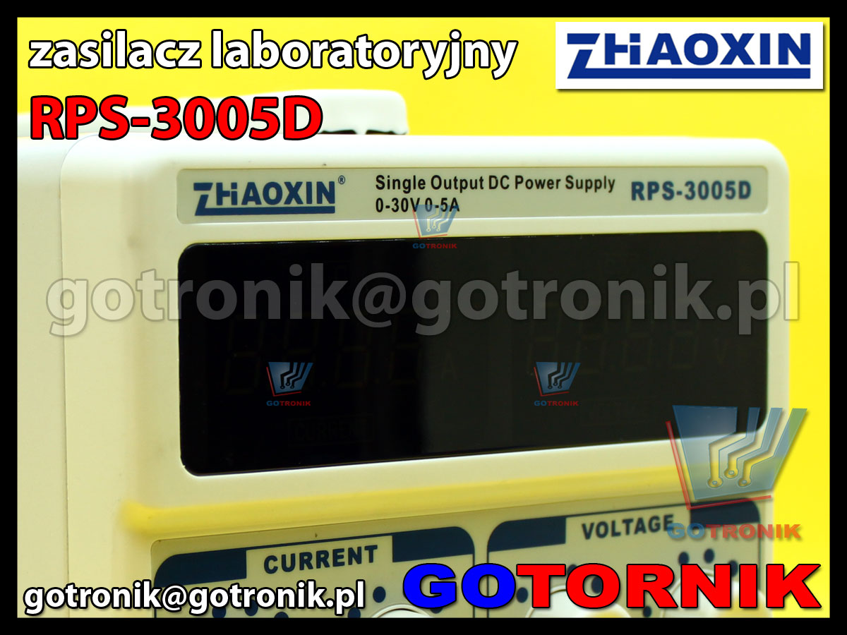 RPS-3005D zasilacz laboratoryjny 30V 5A regulowany ZHAOXIN
