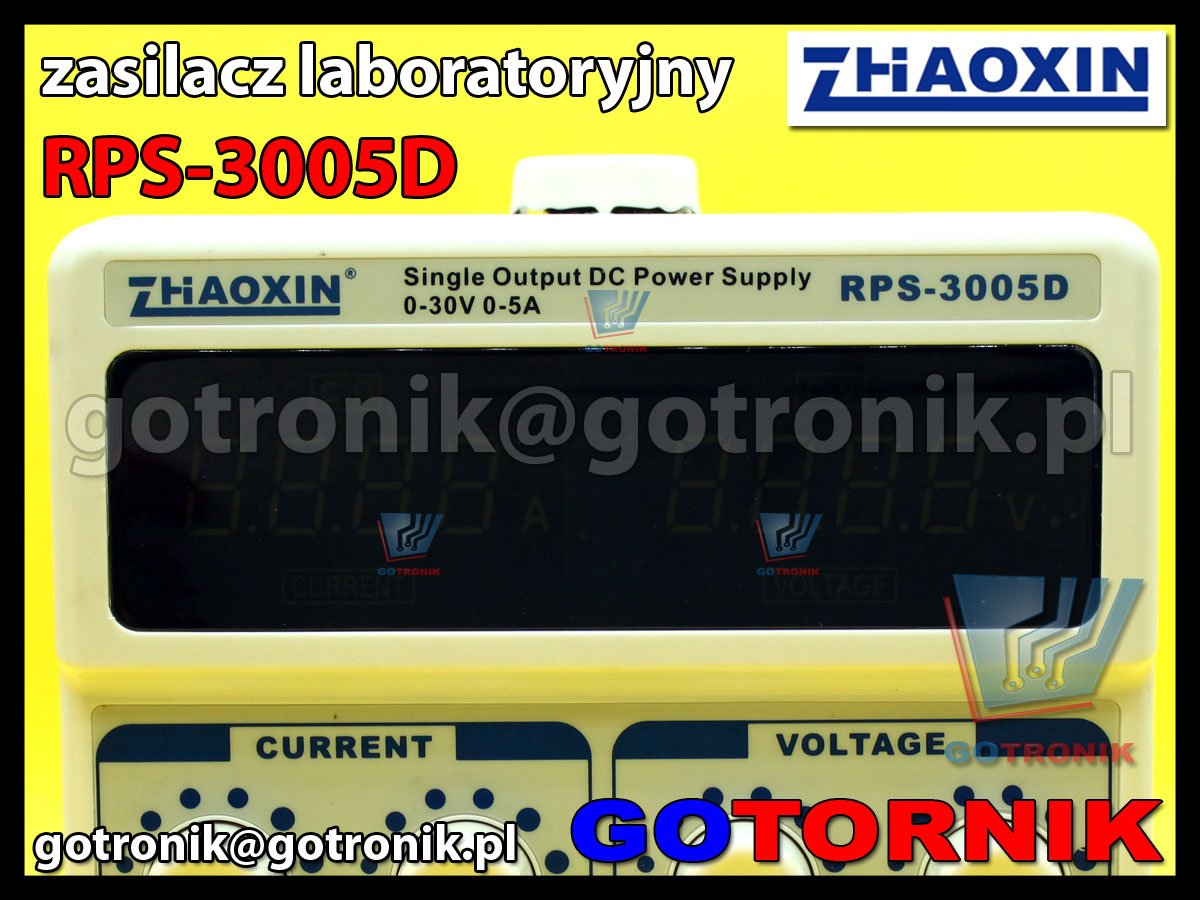 RPS-3005D zasilacz laboratoryjny 30V 5A regulowany ZHAOXIN