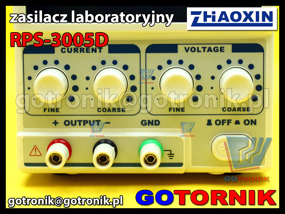 RPS-3005D zasilacz laboratoryjny 30V 5A regulowany ZHAOXIN