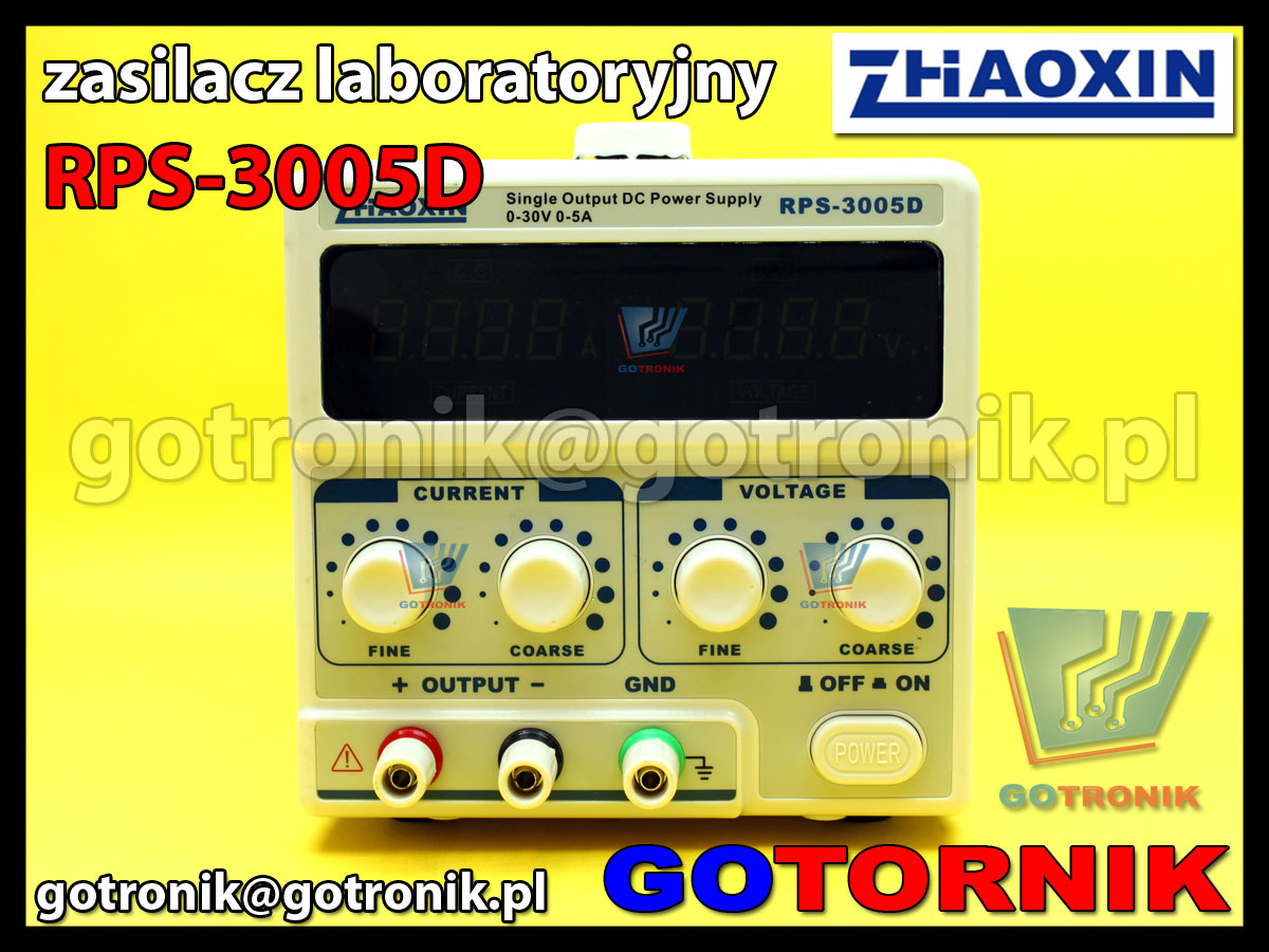 RPS-3005D zasilacz laboratoryjny 30V 5A regulowany ZHAOXIN