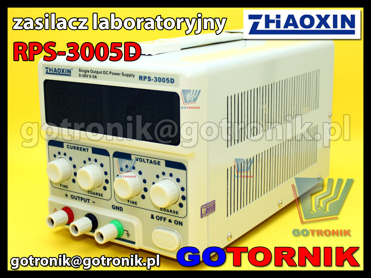 RPS-3005D zasilacz laboratoryjny 30V 5A regulowany ZHAOXIN