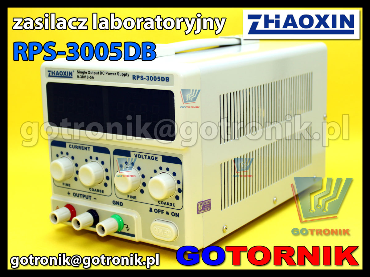 RPS-3005DB zasilacz laboratoryjny 30V 5A regulowany ZHAOXIN