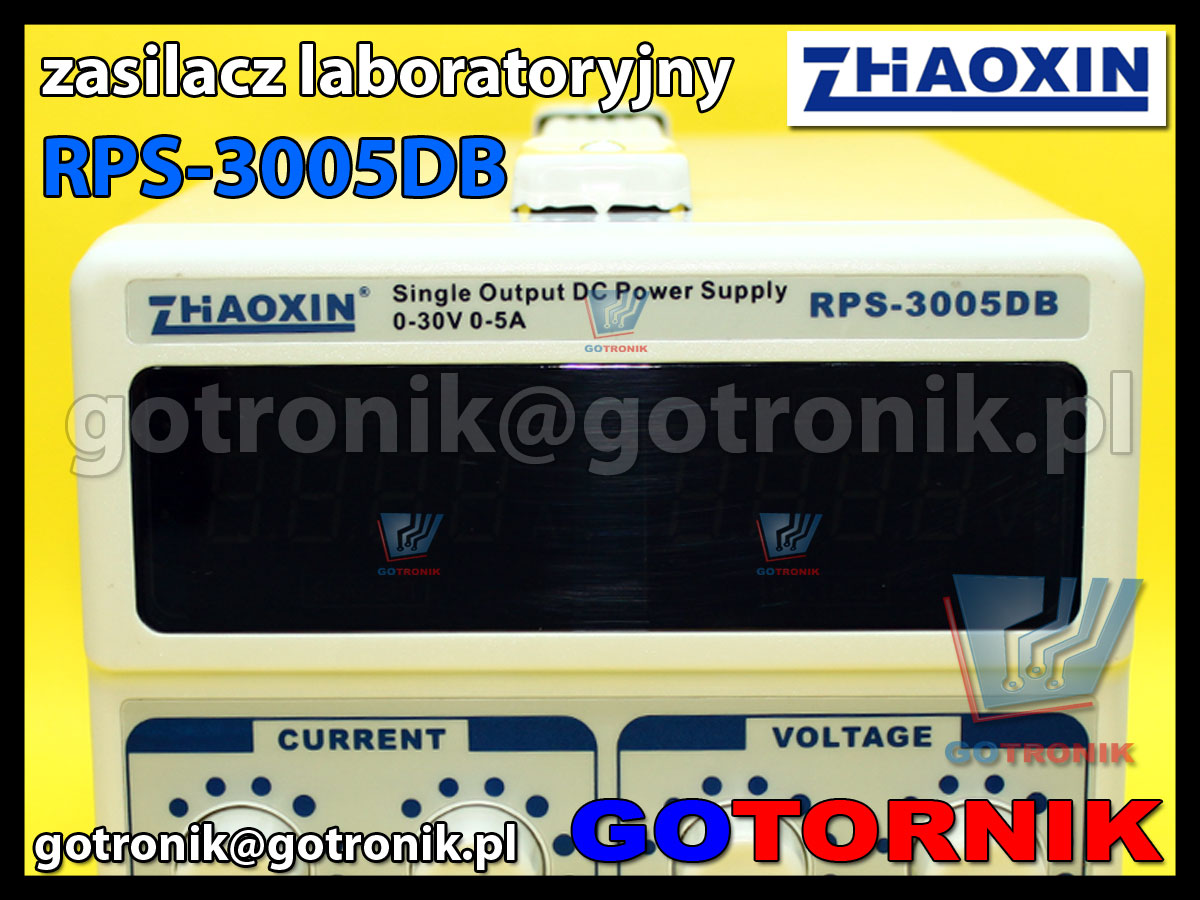 RPS-3005DB zasilacz laboratoryjny 30V 5A regulowany ZHAOXIN