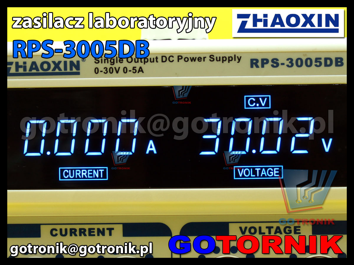 RPS-3005DB zasilacz laboratoryjny 30V 5A regulowany ZHAOXIN