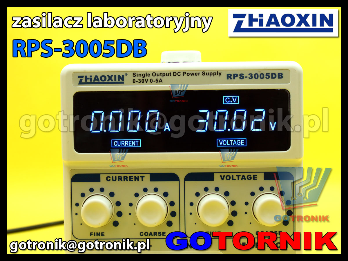 RPS-3005DB zasilacz laboratoryjny 30V 5A regulowany ZHAOXIN