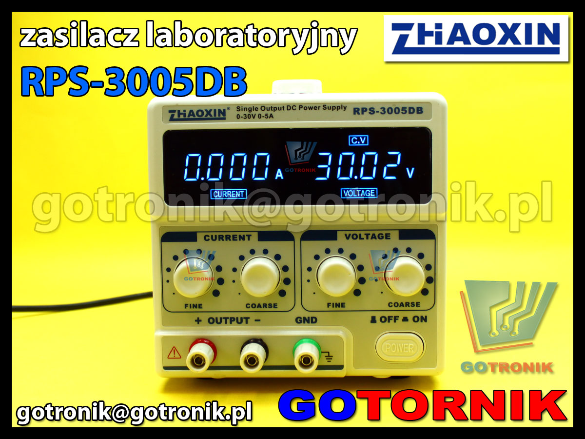 RPS-3005DB zasilacz laboratoryjny 30V 5A regulowany ZHAOXIN