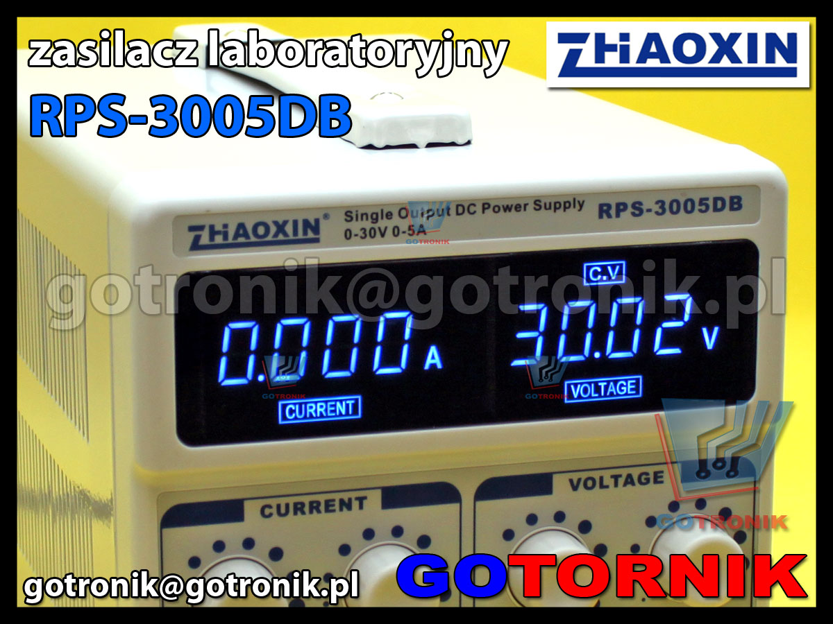 RPS-3005DB zasilacz laboratoryjny 30V 5A regulowany ZHAOXIN