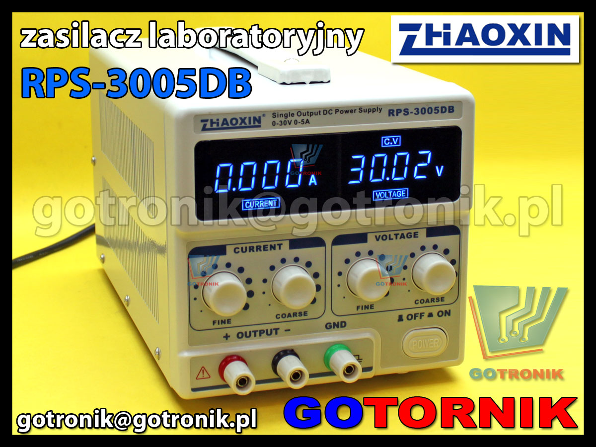 RPS-3005DB zasilacz laboratoryjny 30V 5A regulowany ZHAOXIN