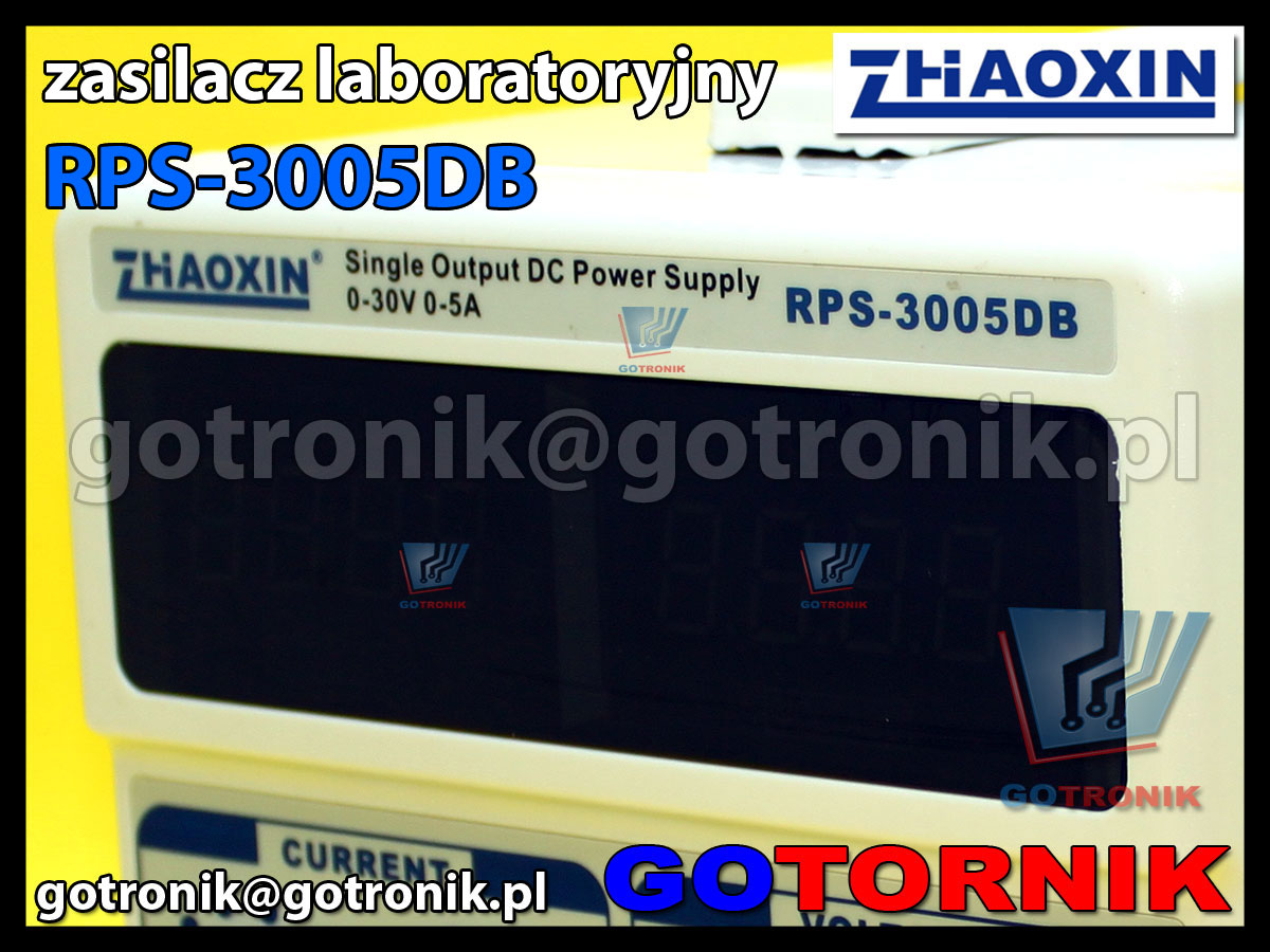 RPS-3005DB zasilacz laboratoryjny 30V 5A regulowany ZHAOXIN