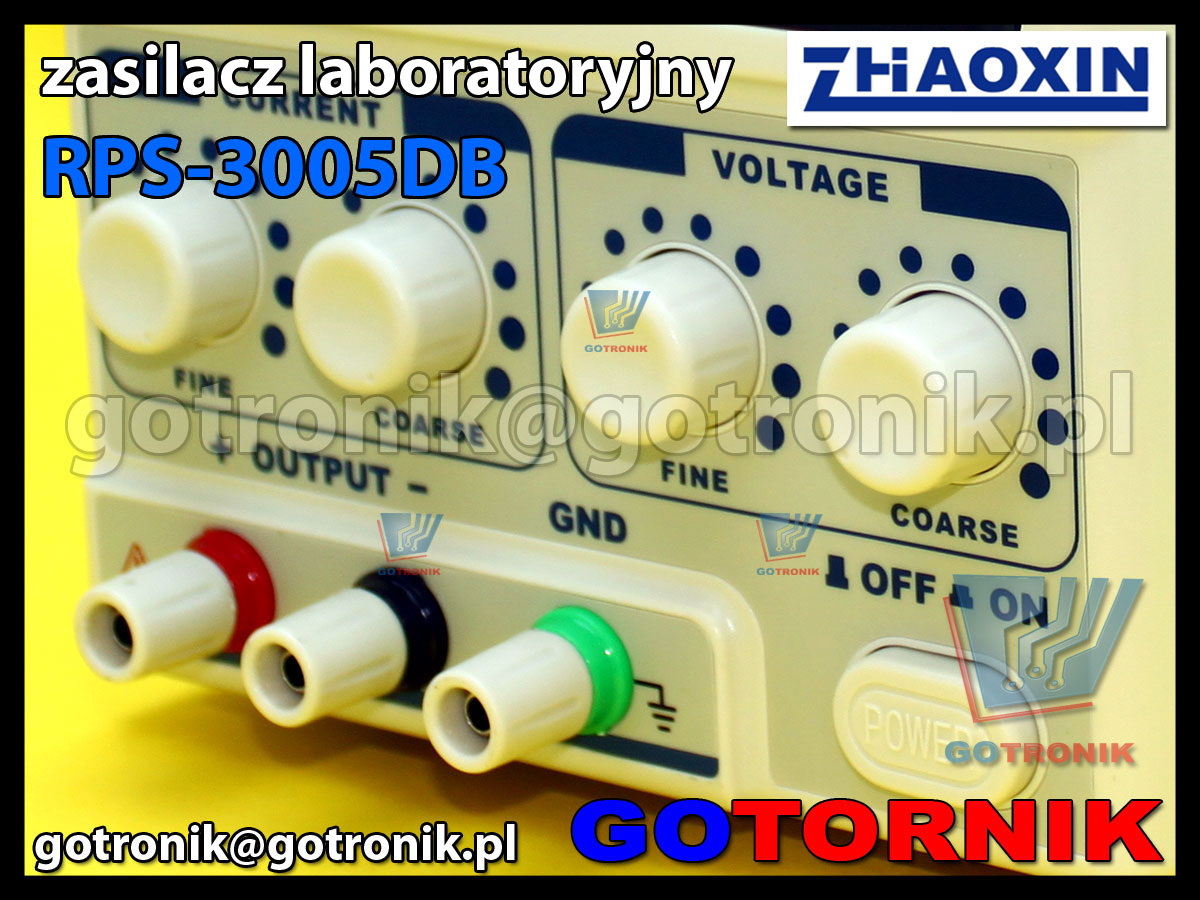 RPS-3005DB zasilacz laboratoryjny 30V 5A regulowany ZHAOXIN