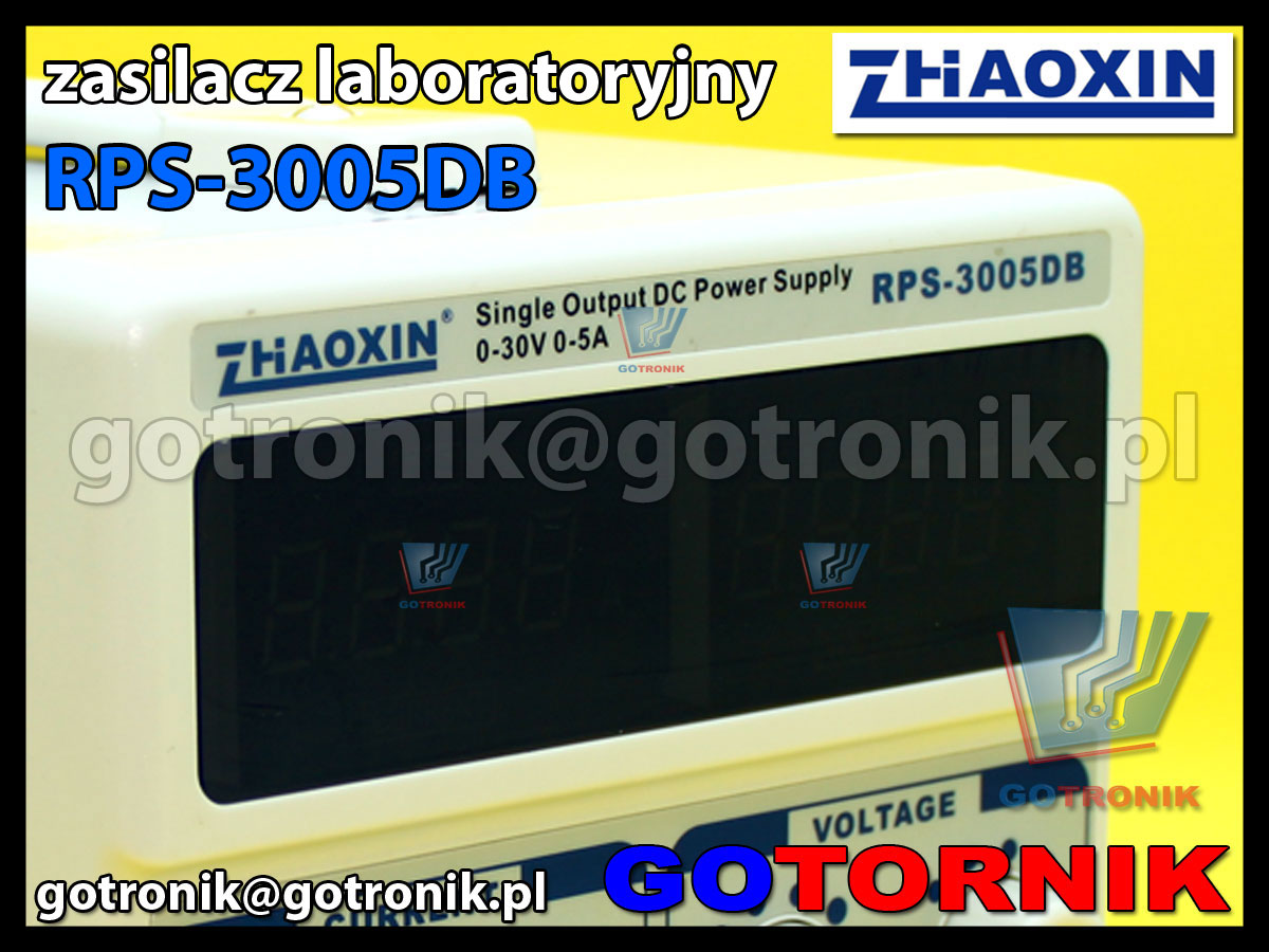 RPS-3005DB zasilacz laboratoryjny 30V 5A regulowany ZHAOXIN